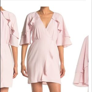 NEW!!!!  H by Halston flirty and flattering soft pink dress size 6